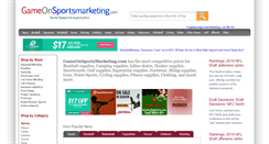 Desktop Screenshot of gameonsportsmarketing.com